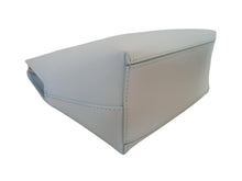 Load image into Gallery viewer, JIL SANDER Goji Square Bag Leather Embossed Logo Small Light Blue NEW RRP1480
