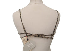 Load image into Gallery viewer, ISA BOULDER Teardrop Bra Reversible Under Wire Black/Calico 32E OS NEW RRP185
