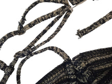 Load image into Gallery viewer, ISA BOULDER Teardrop Bra Reversible Under Wire Black/Calico 32E OS NEW RRP185
