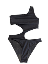 Load image into Gallery viewer, LOUISA BALLOU Carve Cutout Costume Swimsuit Black Size S NEW RRP 235
