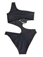 Load image into Gallery viewer, LOUISA BALLOU Carve Cutout Costume Swimsuit Black Size S NEW RRP 235
