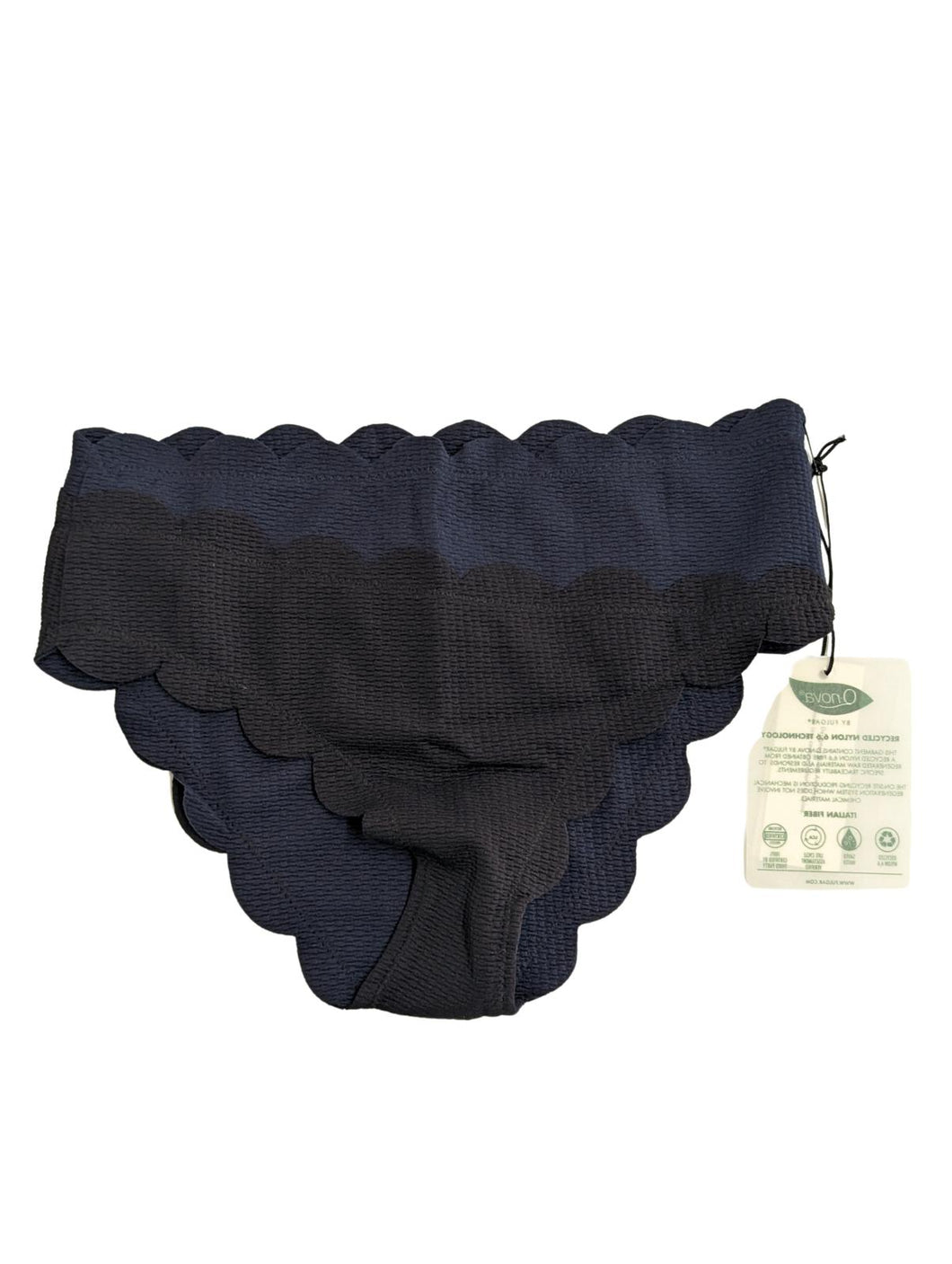 MARYSIA KIDS Bumby Canyon Bikini Bottom Colour Block Black 12 Year NEW RRP 65