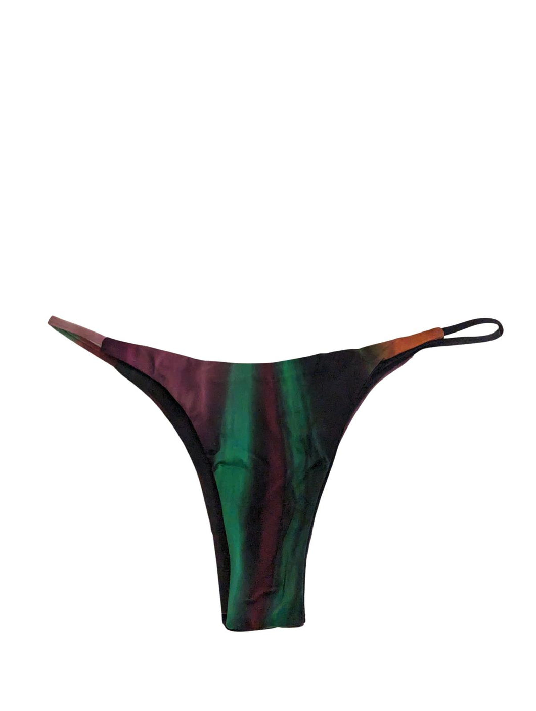 LOUISA BALLOU High Leg Bikini Bottom Odyssey Print Multicoloured M NEW RRP 95