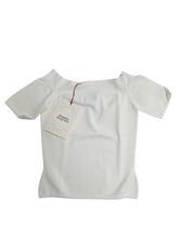 Load image into Gallery viewer, ALEXANDER MCQUEEN Knit Sweater Off Shoulder Stretch White XS NEW RRP 590
