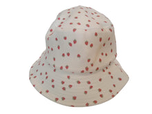 Load image into Gallery viewer, FRANKIES BIKINIS Strawberry Print Bucket Hat Kids Off White Multi 2T NEW RRP50
