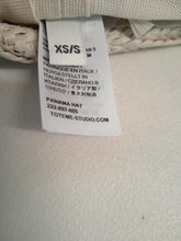Load image into Gallery viewer, TOTEME Panama Hat Raffia Effect Sun Hat Viscose Shell Neutral XS/S NEW RRP200
