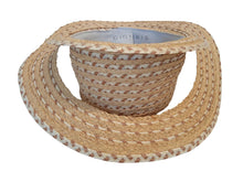 Load image into Gallery viewer, GIGI BURRIS Noelle Fedora Hat Woven Raffia Straw Ladies Brown OS NEW RRP330

