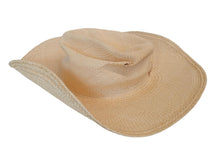 Load image into Gallery viewer, RUSLAN BAGINSKIY Monogram Embellished Hat Straw Ladies Neutral S NEW RRP275
