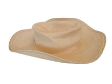 Load image into Gallery viewer, RUSLAN BAGINSKIY Monogram Embellished Hat Straw Ladies Neutral S NEW RRP275
