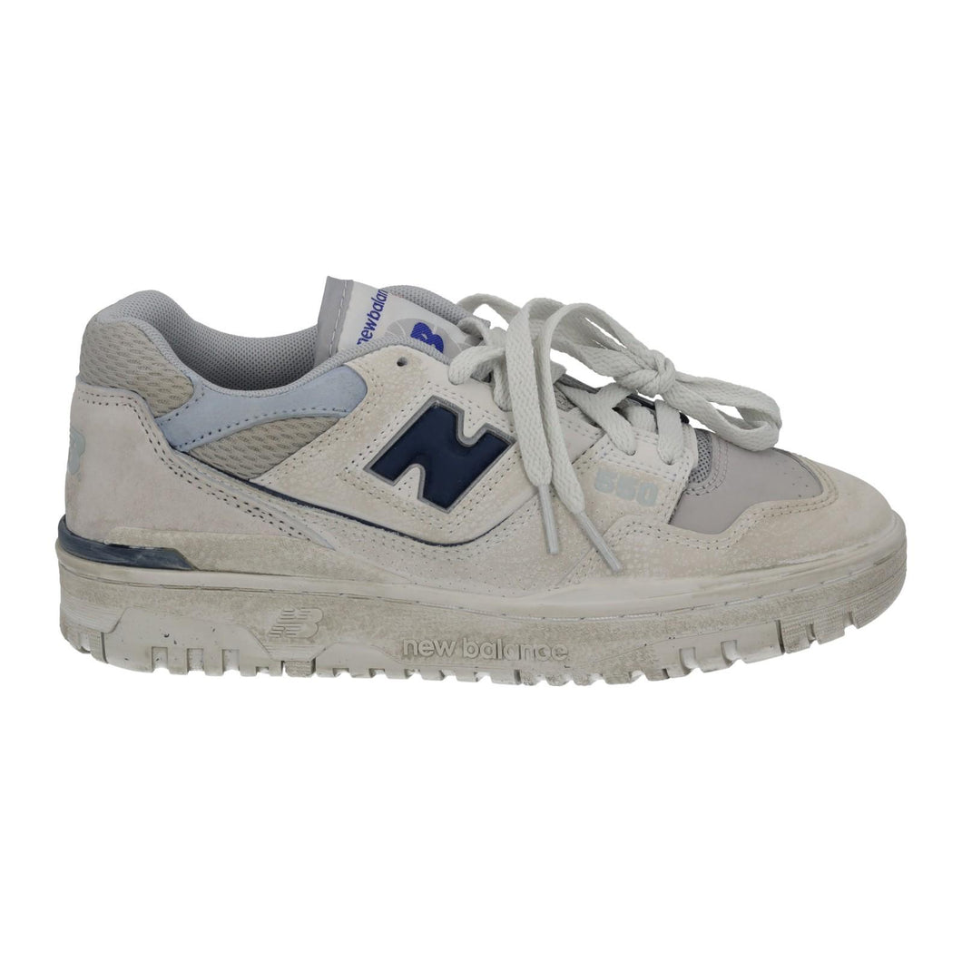 NEW BALANCE Trainers BB550 Low Top Lace Up Grey Sneakers UK5 RRP130