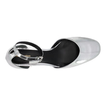 Load image into Gallery viewer, REFORMATION Mallori Shoes Closed Toe Heel Silver Leather US8 UK7 NEW RRP255
