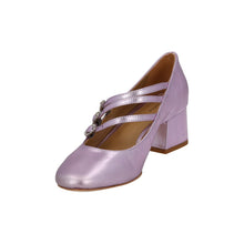 Load image into Gallery viewer, REFORMATION Mimi Shoes Block Heel Point Toe Pump Leather Pink US6 UK4 NEW RRP275
