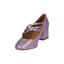 Load image into Gallery viewer, REFORMATION Mimi Shoes Mid Heel Point Pump Leather Metallic Pink UK4 NEW RRP275
