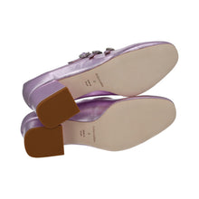 Load image into Gallery viewer, REFORMATION Mimi Shoes Mid Heel Point Pump Leather Metallic Pink UK4 NEW RRP275
