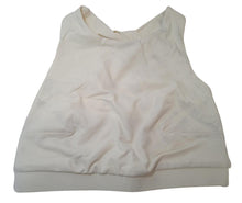 Load image into Gallery viewer, NORBA Soft Sport Twist Bra Top Performance Activewear Gym Ivory S NEW RRP50
