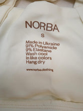 Load image into Gallery viewer, NORBA Soft Sport Twist Bra Top Performance Activewear Gym Ivory S NEW RRP50
