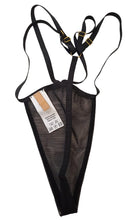 Load image into Gallery viewer, ISOSCELES Principessa G-String Knickers Sheer High Waist Black XS NEW RRP115
