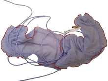 Load image into Gallery viewer, ISOSCELES Radicchio Bra Lace-Up Double Layer Mesh Self Tie Purple XS/S RRP170
