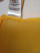 Load image into Gallery viewer, ISOSCELES Farfalle Briefs Knickers Stretch Tulle Draped Yellow UK8 NEW RRP130
