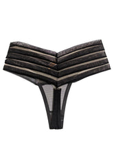 Load image into Gallery viewer, ISOSCELES Ladies Resortwear Linguine Brief Black High Waist Size 10 NEW RRP 200
