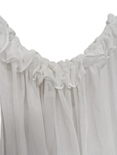 Load image into Gallery viewer, ISOSCELES Radicchio Baby Doll White Short Nightwear Cover XS/S NEW RRP 250
