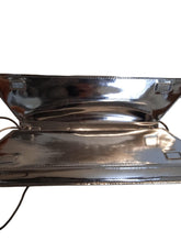 Load image into Gallery viewer, AMINA MUADDI Superamini Yigit Clutch Bag Metallic Leather Silver OS NEW RRP805
