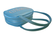 Load image into Gallery viewer, AMINA MUADDI Superamini Mermaid Bag Satin Crystal Turquoise Blue OS NEW RRP590
