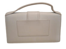 Load image into Gallery viewer, JACQUEMUS Le Grand Bambino Bag Leather Tote w Shoulder Strap White OS NEW RRP775
