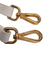Load image into Gallery viewer, JACQUEMUS Le Grand Bambino Bag Leather Tote w Shoulder Strap White OS NEW RRP775
