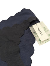 Load image into Gallery viewer, MARYSIA KIDS Marysia Canyon Point Bikini Bottom Black Navy 12 Years NEW RRP 65

