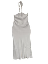 Load image into Gallery viewer, CHRISTOPHER ESBER Loophole Tie Waist Silk Midi Skirt White Size UK 4 NEW RRP 440
