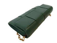 Load image into Gallery viewer, BOTTEGA VENETA Cassette Bag Leather Chain Raintree Green/Gold OS NEW RRP1545
