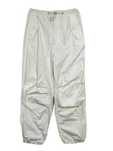 Load image into Gallery viewer, DION LEE Wide Leg  Parachute Pants Cotton Nylon Elasticated White S NEW RRP 580
