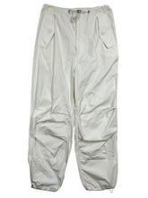 Load image into Gallery viewer, DION LEE Wide Leg  Parachute Pants Cotton Nylon Elasticated White S NEW RRP 580
