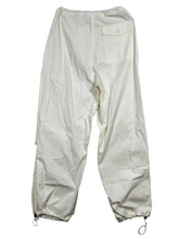 Load image into Gallery viewer, DION LEE Wide Leg  Parachute Pants Cotton Nylon Elasticated White S NEW RRP 580
