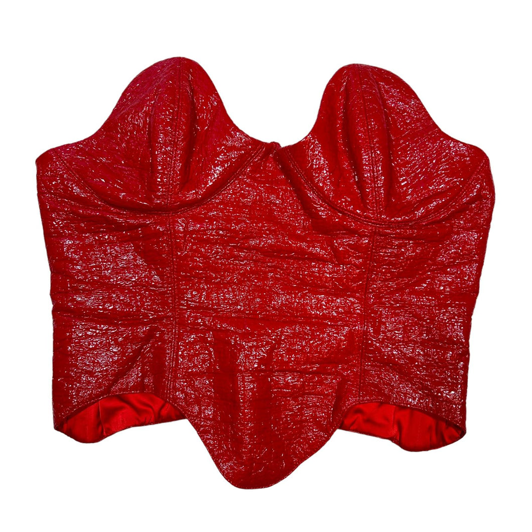 FEBEN Germaine Corset Red Ladies Size S NEW RRP 575