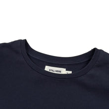 Load image into Gallery viewer, STILL HERE Football Tee Shoulder Pad Short Sleeve Ladies Blue M NEW RRP: 170
