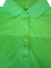 Load image into Gallery viewer, OUTDOOR VOICES Green Short Sleeve Birdie Cropped Polo Golf Shirt S RRP55 NEW
