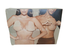 Load image into Gallery viewer, NOOD Starter Kit 9: Nipple Cover/Adhesive Bra/Travel Case Brown 3 NEW RRP70
