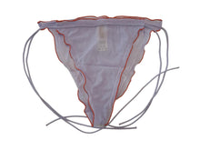 Load image into Gallery viewer, ISOSCELES Ruffle-Trim Tulle Bikini Briefs Purple Radicchio XS/S RRP130 NEW
