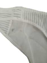 Load image into Gallery viewer, KIKI DE MONTPARNASSE Lace Sheer Striped Cheeky Panty Ladies Ivory M RRP125 NEW
