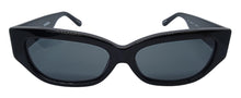 Load image into Gallery viewer, THE ATTICO x LINDA FARROW Vanessa Sunglasses Cat Eye Black 56-16-140 NEW RRP190
