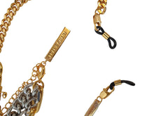 Load image into Gallery viewer, FRAME CHAIN Get Locky Sunglasses Chain Necklace Silver/Gold OS NEW RRP300
