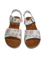 Load image into Gallery viewer, MONNALISA Floral Print Sandals Buckle Strap White Multi EU31 UK12.5 RRP55
