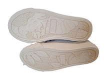 Load image into Gallery viewer, KENZO KIDS Basket Sneakers Poppy Striped Strap Fabric Blue EU29 UK11 NEW RRP200
