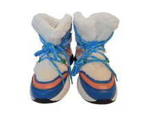 Load image into Gallery viewer, STELLA MCCARTNEY KIDS Colour Block Faux Fur Boots Multicoloured EU35 NEW RRP175
