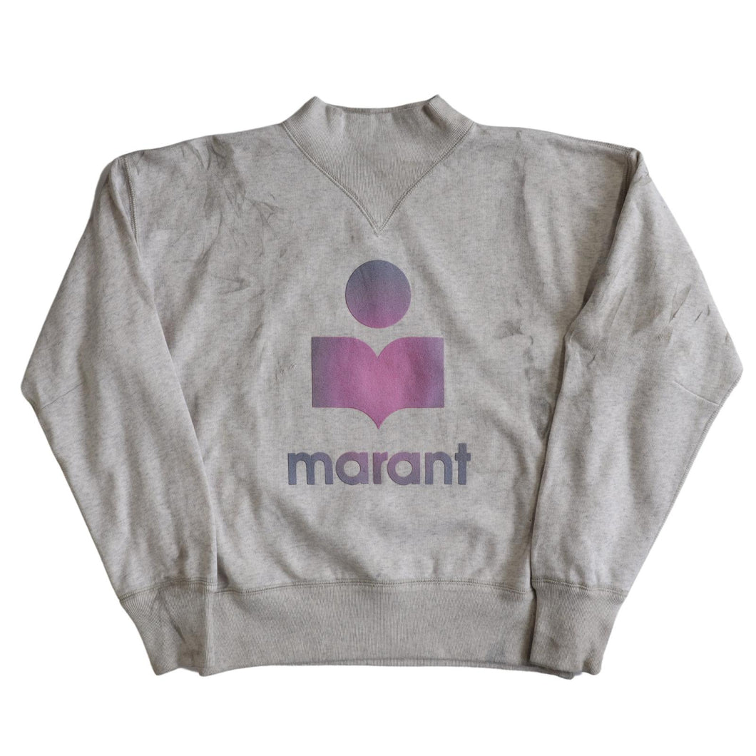 ISABEL MARANT ÉTOILE Ladies Moby Top Sweatshirt High Neck Pink 36 NEW RRP: 295