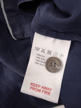 Load image into Gallery viewer, DEREK ROSE Bailey Pyjama Set Silk Long Sleeve Men&#39;s Navy Blue S/UK38 RRP560
