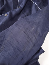 Load image into Gallery viewer, DEREK ROSE Bailey Pyjama Set Silk Long Sleeve Men&#39;s Navy Blue S/UK38 RRP560
