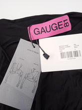 Load image into Gallery viewer, GAUGE81 Itea Top Asymmetric Cut Out One Shoulder Cropped Black S NEW RRP295
